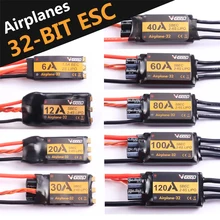 VGOOD бесщеточный ESC 6A/12A/20A/30/40A/60A/80A/100A/120A 2 с 32-бит с 1.5A SBEC для неизменяемой геометрией крыла RC самолет запасные части