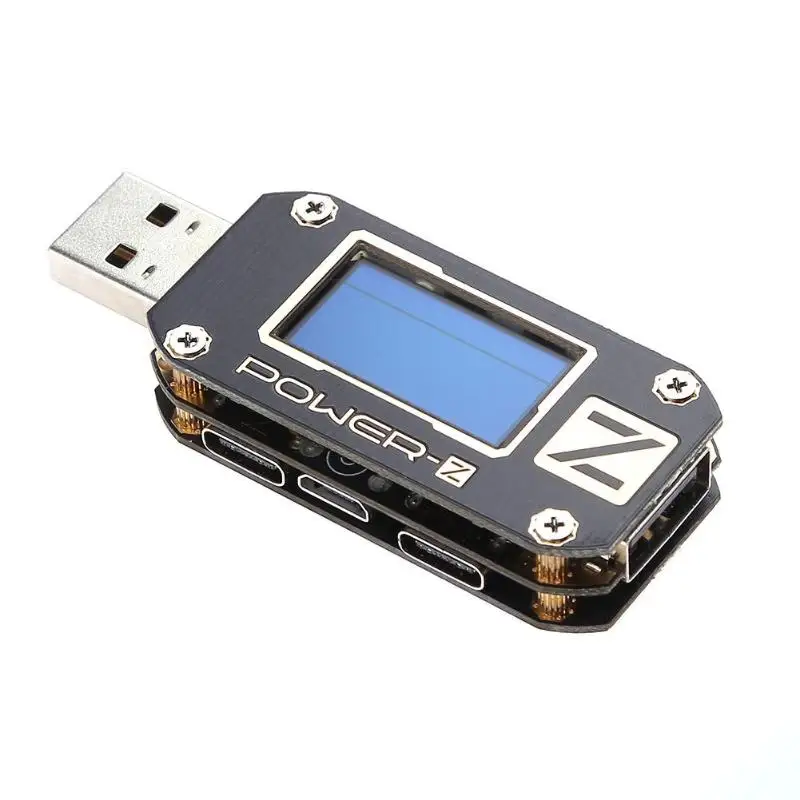 

USB PD Tester PD QC 3.0 2.0 Charger Voltage Current Ripple Dual Type-C KM001 Meter Power Bank Detector USB Tester