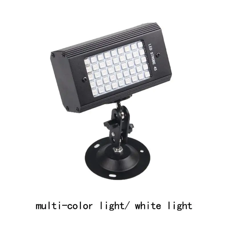مصغرة 45LED ستروب المرحلة ضوء USB الصوت المنشط ديسكو KTV حزب العارض مصغرة 45LED ستروب المرحلة ضوء USB الصوت المنشط ديسكو KTV حزب العارض