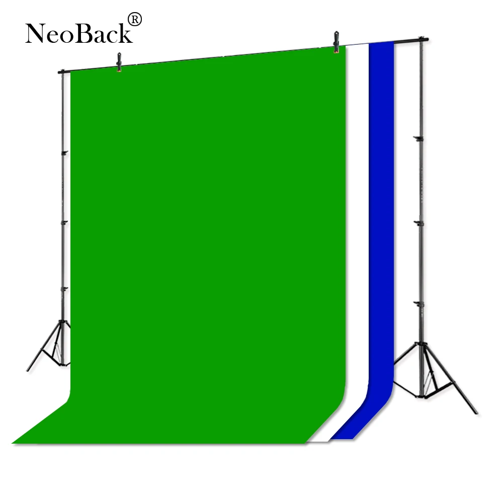 NeoBack хорошее качество 3x2,8 M Pro Регулируемая фоновая поддержка фото фон арбалет Стенд Комплект Штатив для фотоаппарата с 3 зажимами