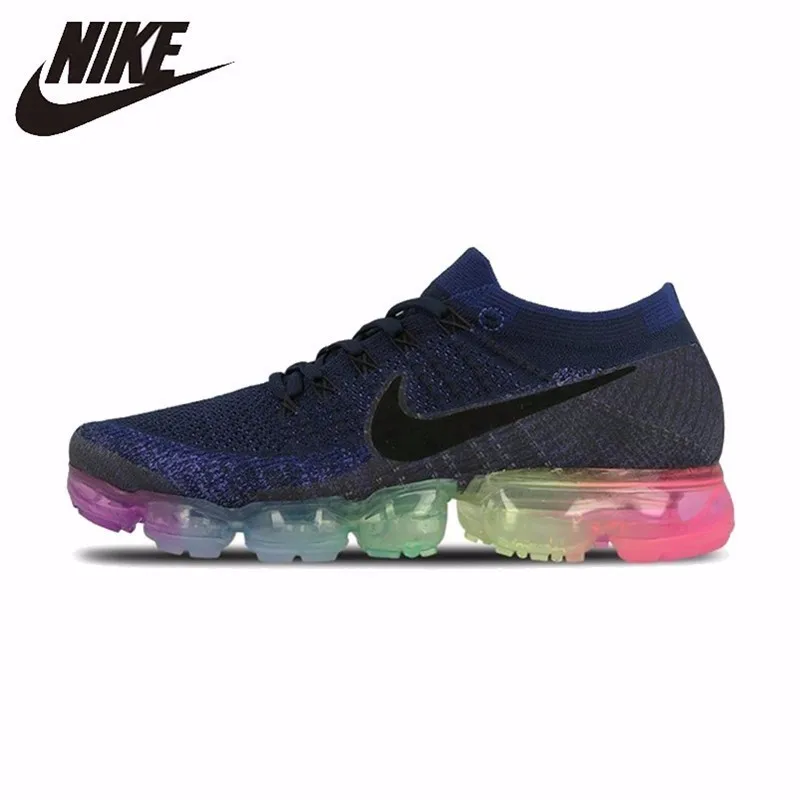 Nike Air Vapormax Betrue Full-foot Rainbow Cushioned Comfortable Running Shoes For Women Outdoor Sports Sneakers#883274-400 Nike Air Vapormax Betrue Full-foot Rainbow Cushioned Comfortable Running Shoes For Women Outdoor Sports Sneakers#883274-400
