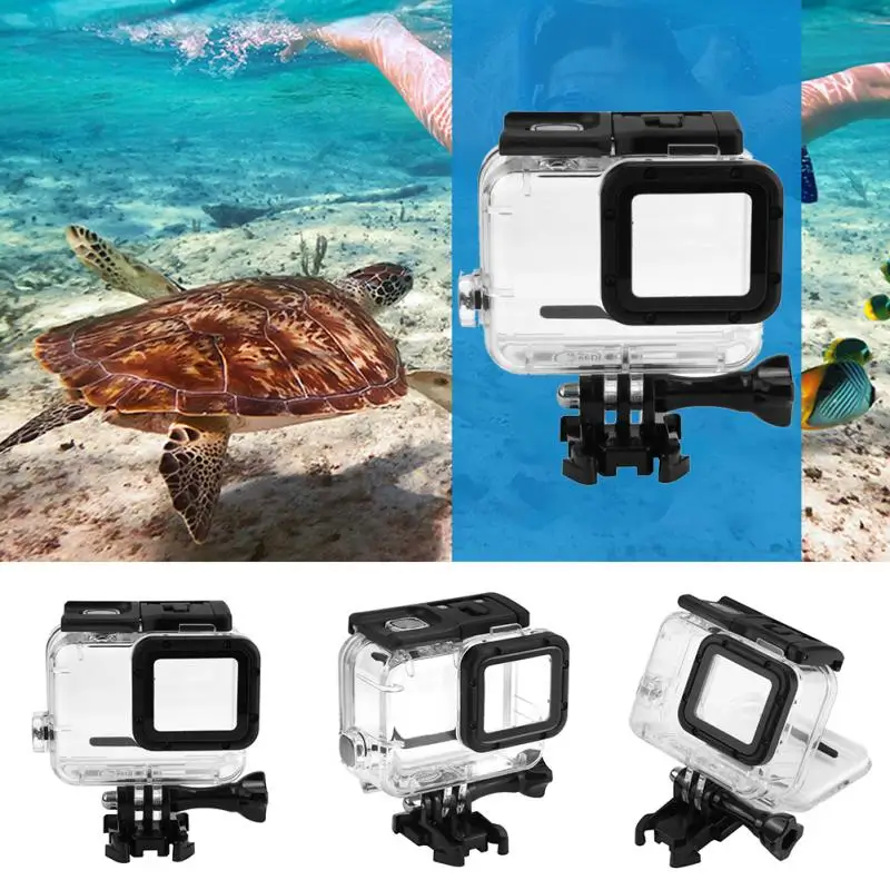 Чехол для GoPro Hero 6 5 черный водонепроницаемый чехол Защитный корпус для дайвинга 40 м для камеры Go Pro Hero 6 5 и 7