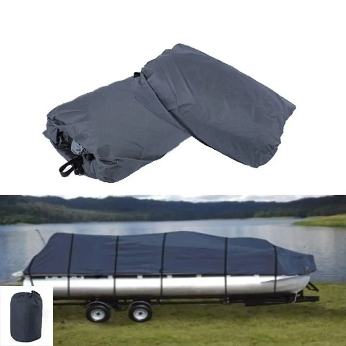 

17' 18' 19' 20' ft Pontoon Boat Cover 600D High Quality Waterproof polyester 610cm x 340cm