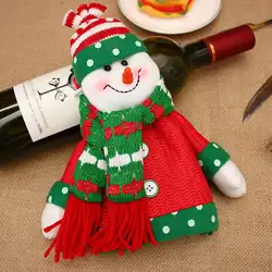 Вино Лось мультфильм мужские сумки Снеговик наружная форма украшения Рождественская домашняя бутылка вина подарок и т. Д. старый