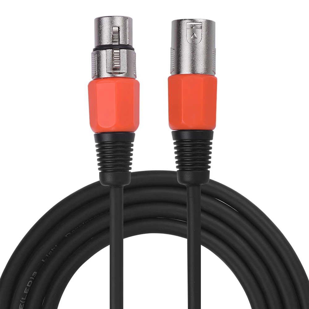 

2m/ 6.6ft XLR Male to Female Cable Cord Straight Plugs for Microphone Mixing Console Amplifier Equalizer
