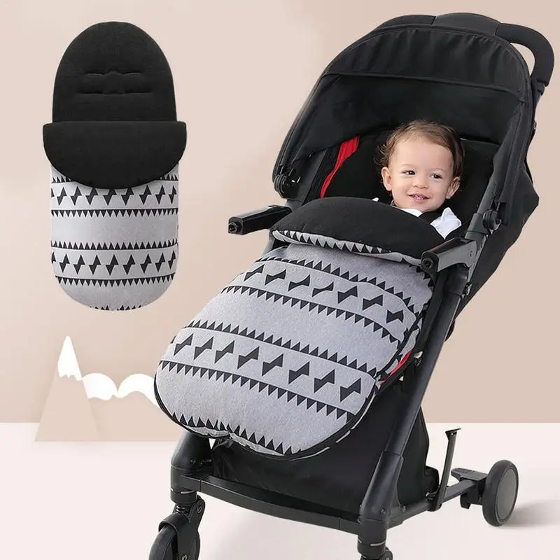 

2018 New Baby Stroller Universal Sleeping Bag Windproof Waterproof Warm Fleece Thickened Sleeping Bag For Children