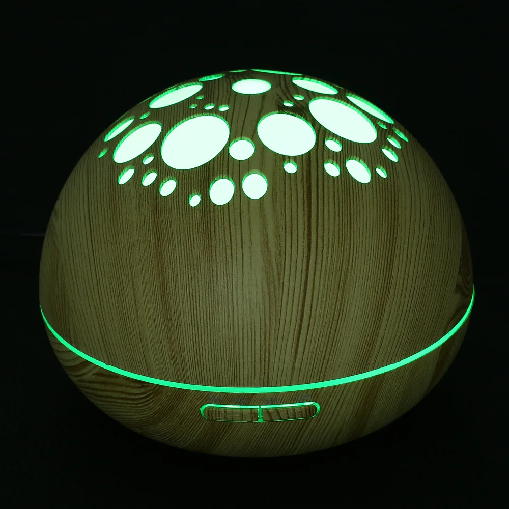 

300ml Electric Aroma Air Diffuser Wood Grain With LED Lights Air Humidifier Essential Oil Aromatherapy Cool Mist Maker For Home