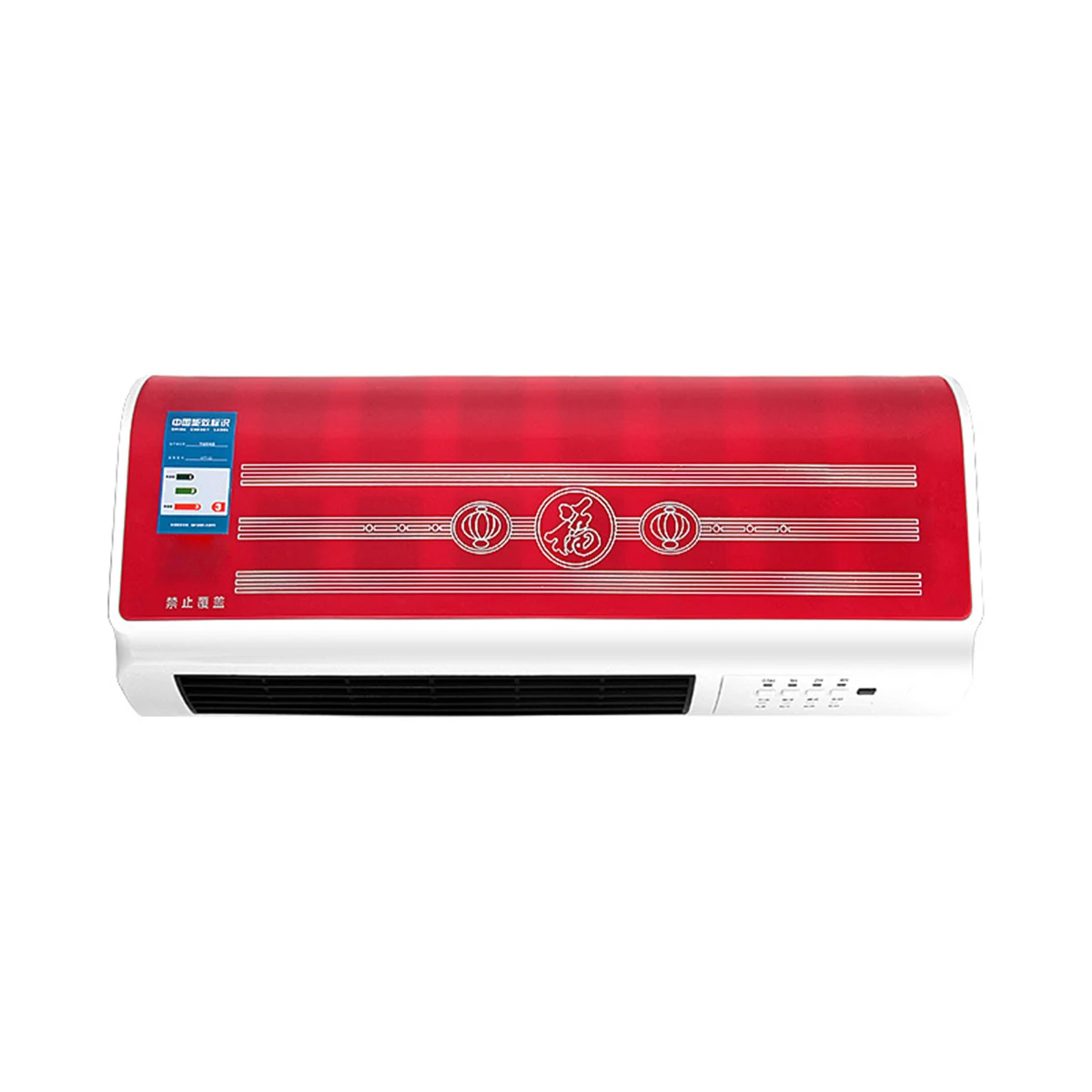 

220V Home Energy Saving And Heating Heating Wall-Mounted Remote Control Heater Fan Bathroom Air Conditioning Hot Air Heating