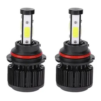 

1 Pair Universal 9004 LED COB Car Headlight 6500K 5000LM Automobiles Light-emitting Diode Head Lamp Bulb Built-in Cooling Fan