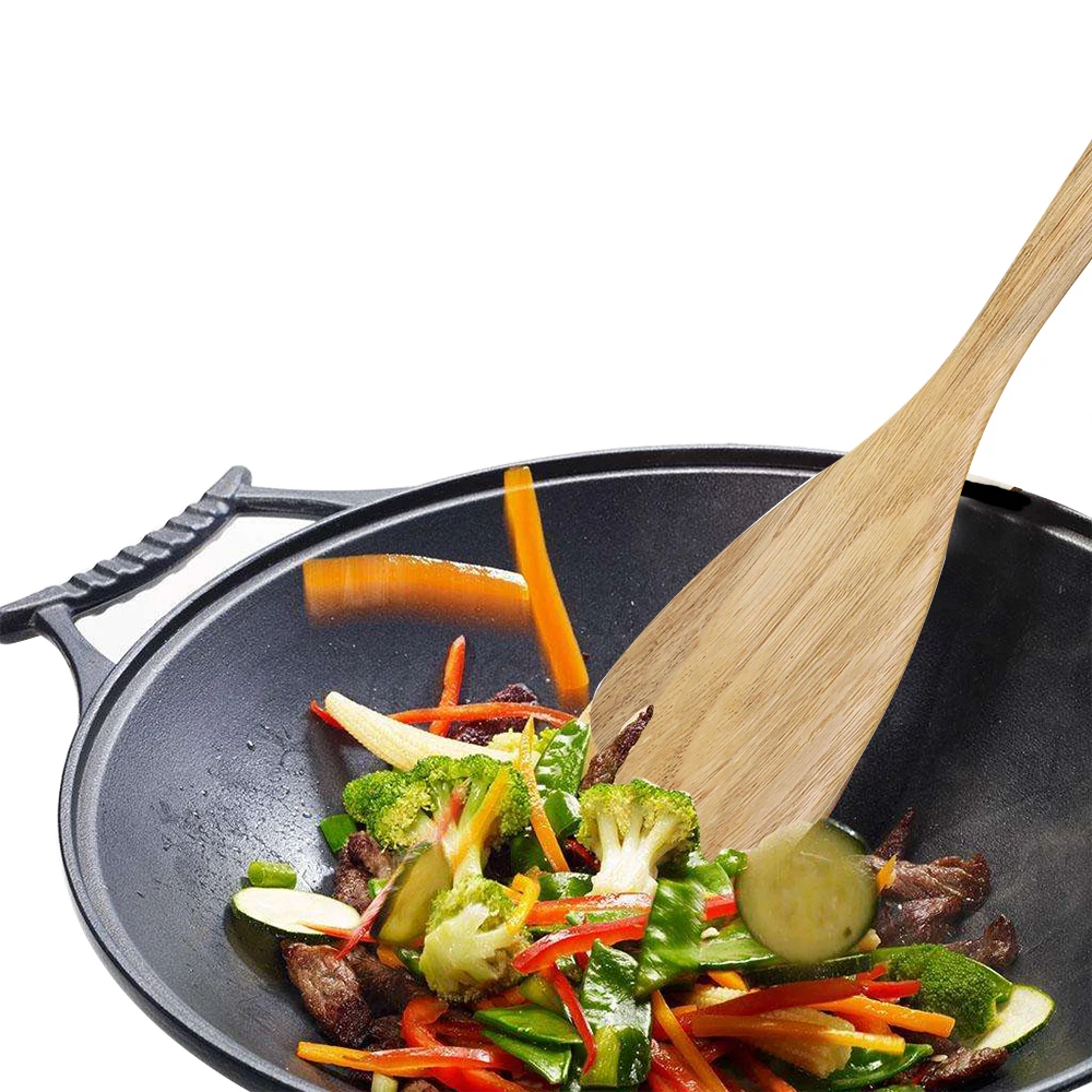 Кухонный инструмент для антипригарной сковороды деревянная лопатка Деревянная Лопатка деревянная лопатка кухонная посуда рисовая ложка посуда