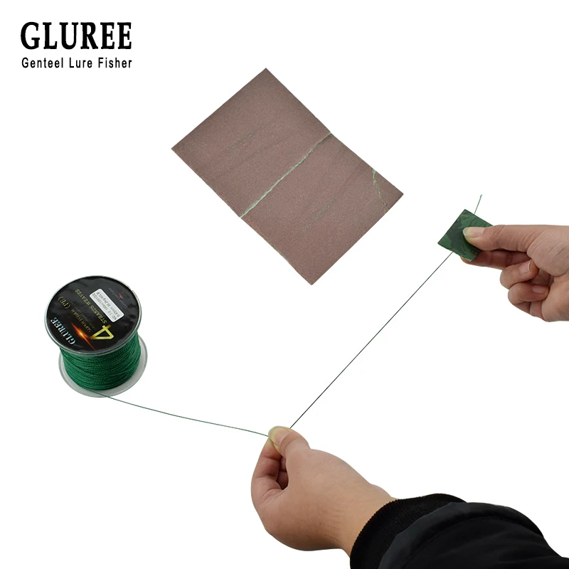 GLUREE Mainline4 подставки PE плетеная рыболовная леска 100м 109 ярдов 100% 8 150LB многонитевая
