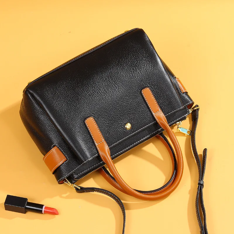 

New Luxury Handbags Women Bags Designer Casual Genuine Leather Shoulder Bags Female Messenger Bag Woman High Quality Bags Ladies