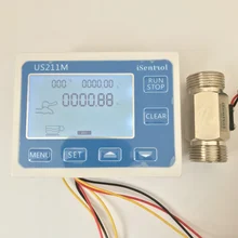 US211M и SUS304 USS-HS43TB расходомер воды зал считыватель скорости потока воды 2-45л/мин расходомер