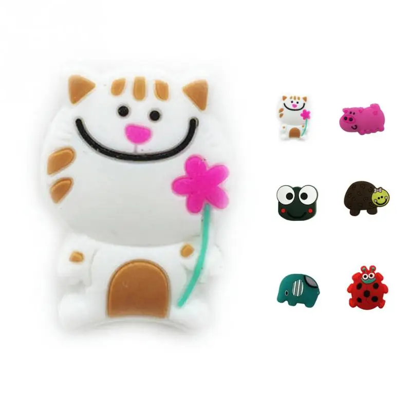 

Cartoon Animal Soft Tennis Racket Vibration Dampeners Multiple Pattern Silicone Tenis Racquet Shock Absorber #17