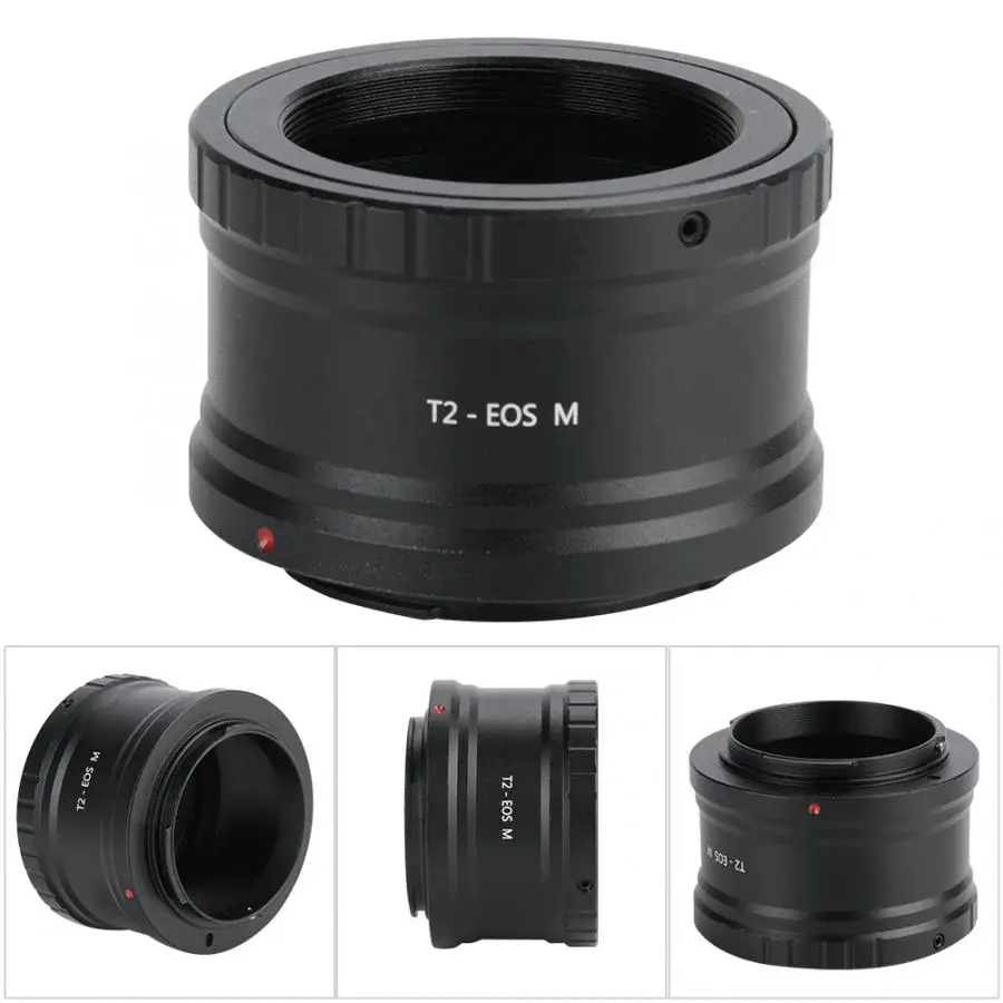 Объектив телескопа T2 для Canon беззеркальное Кольцо адаптера камеры M42 * 0 75 EOS M