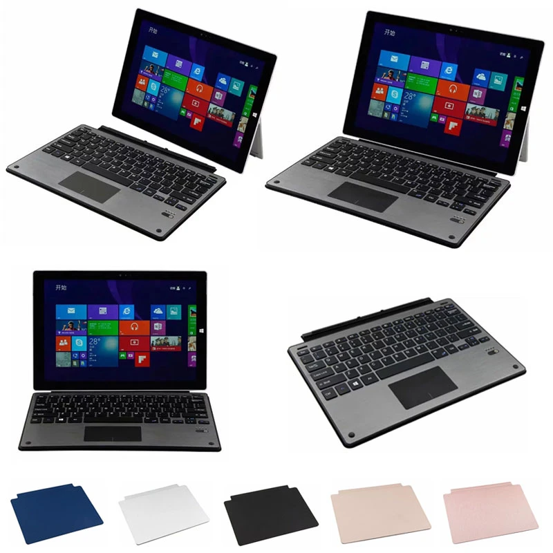 For Microsoft Surface Pro 3 4 5 6 Bluetooth Keyboard Type Cover Aluminum Alloy Panel With Touchpad Tablets E Books Case Aliexpress