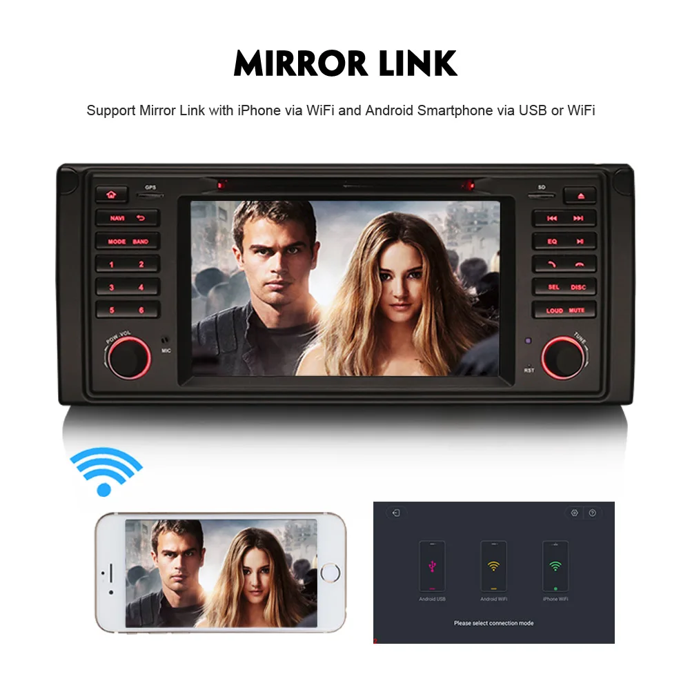 Четырехъядерный Android 8 1 Авторадио DAB + автомобильный стерео DVD РАДИО WiFi 4G OBD