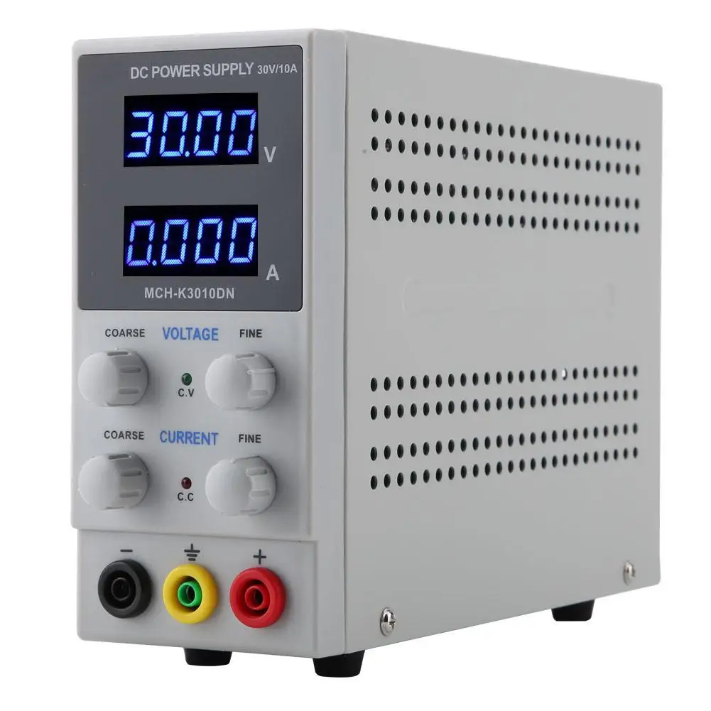 

MCH-K3010DN 30V/10A DC Power Supply High Accuracy DC Adjustable Power Supply 4LED Regulated Power Supply EU Plug
