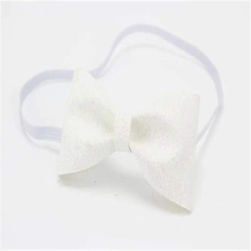 

Baby Girl Headband Bowknot Toddler Newborn Glitter Bow Nylon Hair Clip Party Cute Princess Accessory