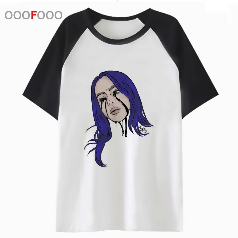 

billie eilish t shirt streetwear men hop for hip tshirt funny top tee clothing male t-shirt harajuku PNN555