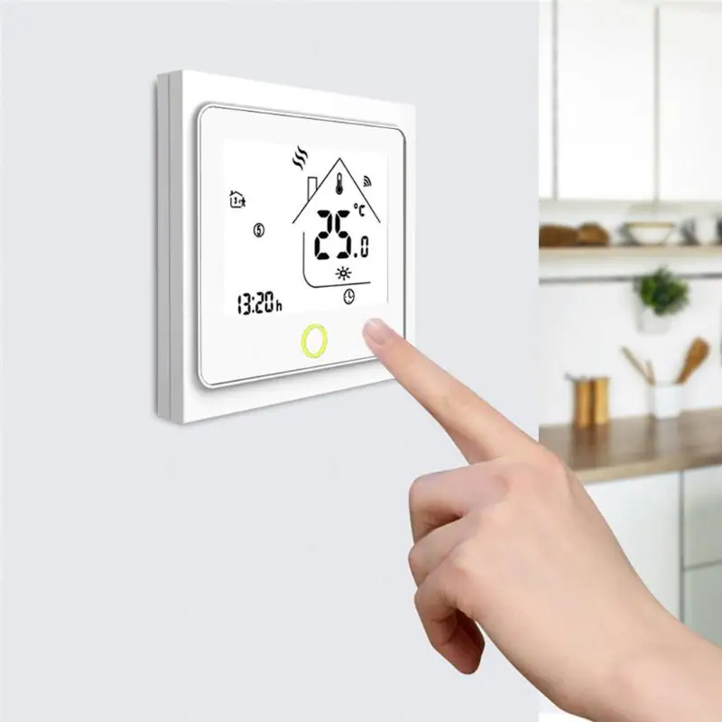 

WiFi Smart Thermostat Temperature Controller for Water/Electric floor Heating Water/Gas Boiler Works with Alexa Google Home