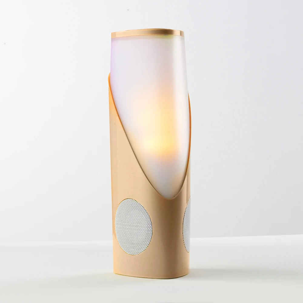 

Portable LED Night Light with Bluetooth Speaker Solar & USB Rechargeable 6 Light Modes Touch Table Lamp Home Decor Nightlamp