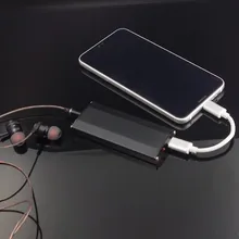 A1 Портативный мини DSD ES9028Q2M HiFi USB аудио декодер с усилителем для наушников ЦАП для ПК и телефона Android системы