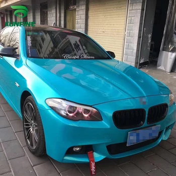 

Car Styling Wrap Metal Lake blue Car Vinyl film Body Sticker Car sticker With Air Free Bubble For Motorcycle Car Tuning Parts