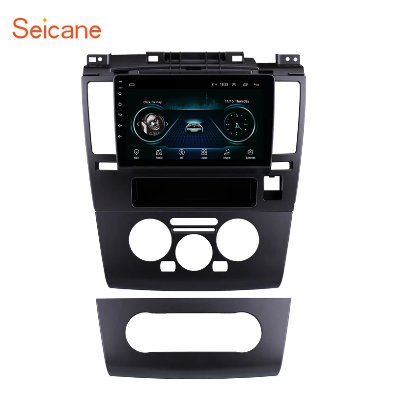 Seicane 2 Din Android 8,1 9 дюймов gps Автомагнитола стерео для 2005 2006-2010 Nissan Tiida мультимедийный плеер головное устройство Поддержка Wi-Fi