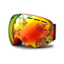 Для взрослых зимние виды спорта очки двухэтажные для мужчин сноуборд An-ti туман езда Лыжный Спорт очки Альпинизм противотуманные линзы очки