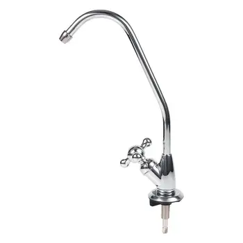 

Kitchen Gooseneck Spout Faucet Mixer Tap For Undersink Water Filter Home