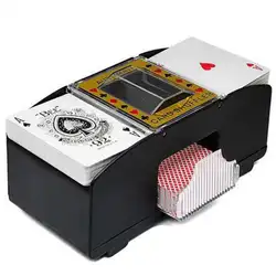 Настольная игра покер Shuffle игральные карты деревянные электрические автоматические Shuffler развлечения игровые игральные карты шафл-машинка