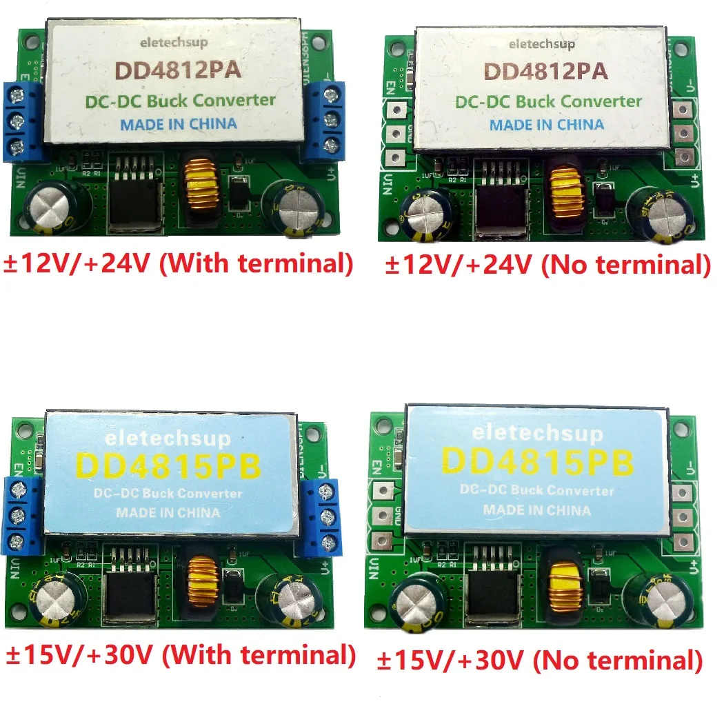 

15W Isolated Dual Power Supply 5-32 to +-12V 15V 24V 30V DC DC Boost-Buck Converter for Car Audio Speaker Subwoofer