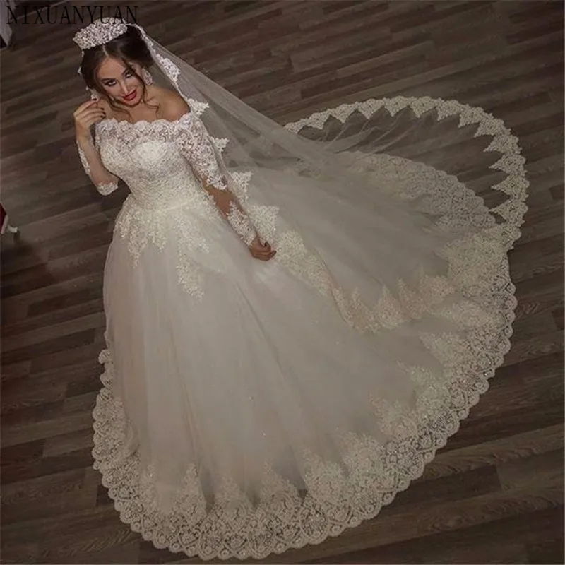 

Wedding Dress Custom Made Ball Gown Robe De Mariee Court Train Vestido De Noiva Wedding Dress 2019 Plus Size China Dress