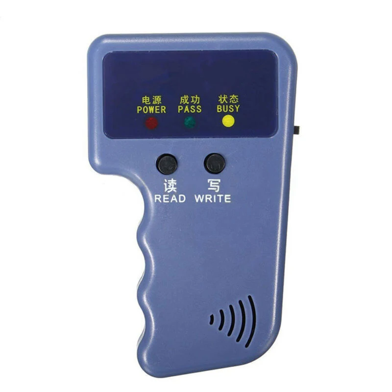 

Handheld 125Khz RFID Reader Writer Copier Duplicator+4x Key Tags Access Control