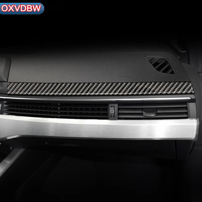 Украшения для приборной панели автомобиля из углеродного волокна наклейка Audi a4 b9