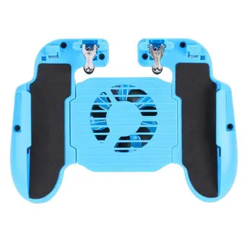 

H5 Smart Mobile Gaming GamePad Cooler Cooling Fan Fire PUBG Joystick Fire Button Aim Key L1 R1 Trigger Game Controller Gamepad