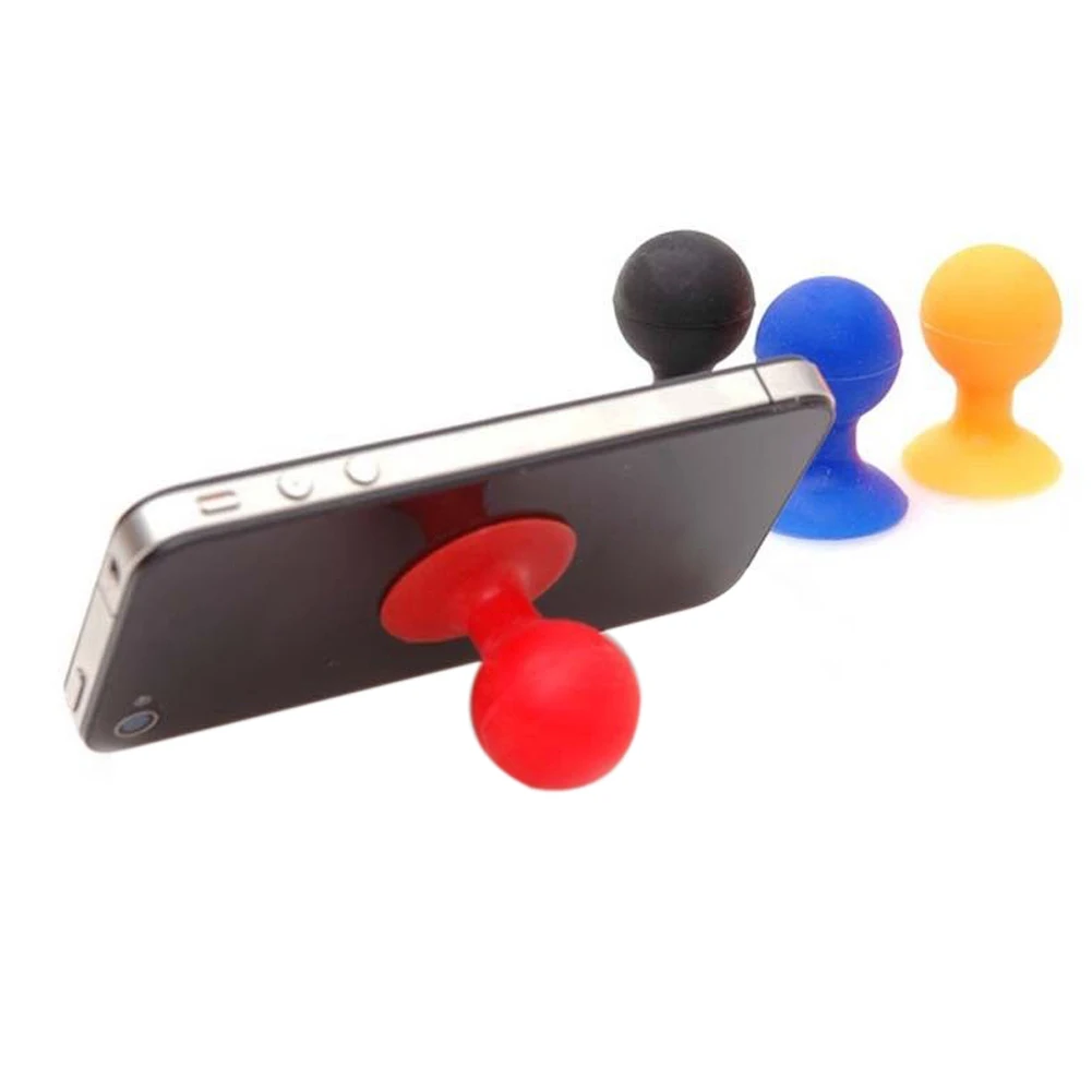 

1PC Universal Mini Silicone Suction Cup Holder Sucker Stand For Cell Mobile Phone Hot Random Color