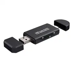 Тип C + Micro USB + USB 3 в 1 OTG картридер высокоскоростной USB2.0 устройство чтения карт памяти для Android компьютер Card Reader высокое качество