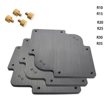 

3pcs/set Woodworking Trimmer R Fillet Template Corner c
