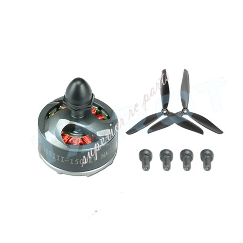 

Tarot MT2208III 1500KV TL400H12 Silver Cap Self-locking CW TL400H13 CCW Black Brushless Motor with 7inch 3-blade Propeller
