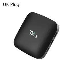 2018 TX2 2 GB + 16 GB Rockchip RK3229 Android 6,0 ТВ-приемник с WIFI Media Player Великобритания Plug