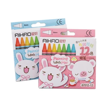 

Cartoon Non-Toxic Crayon Oil Painting Stick Kids Student Pastel Pencils for Drawing(Random packaging color)