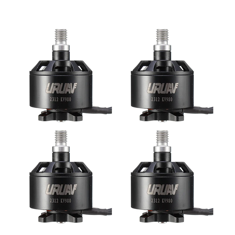 4 шт. URUAV HK2312 980KV 3 S бесщеточный двигатель с вращением по часовой стрелке для