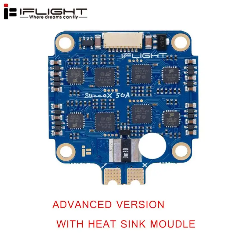 Контроллер полета iFlight sucex F4 5V 3A TwinG Dual Gyro &amp 50A BLheli_32 2-6S 4in1 ESC стек для моделей RC
