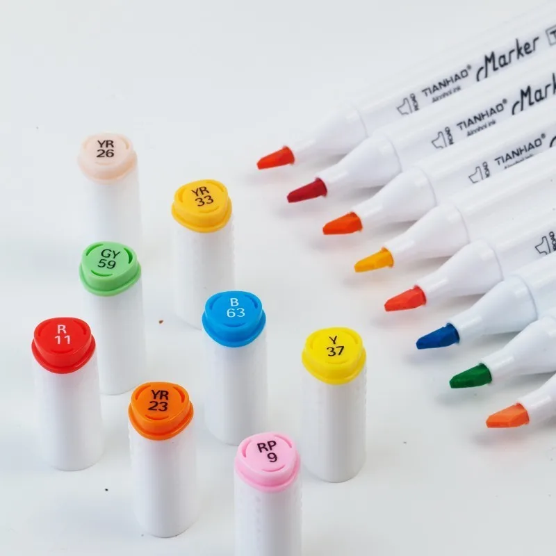 маркеры для скетчинга 24 шт. Artisticks набор маркеров basic (ars 101-12 box), 12 шт. спиртовые маркеры touchnew. маркеры для скетчинга 24 шт. маркеры touchfive 80 цветов.