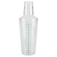 500 мл прозрачные аппликации шейкер для смешивания коктейля со шкалой инструмент прозрачный