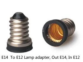 E14 to E12 Lamp adapter socket converter
