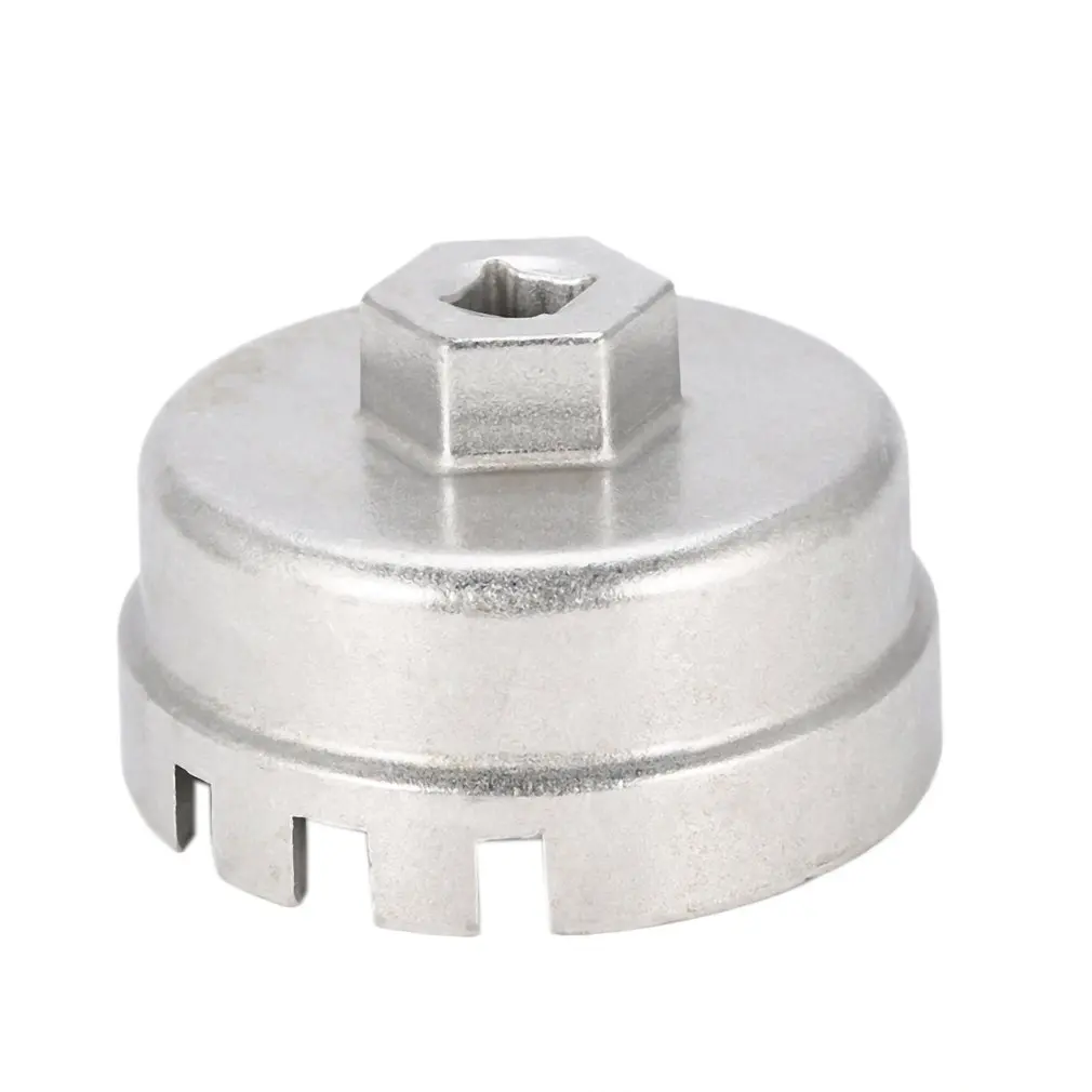 Oil Filter Wrench 64.5mm 14 Flutes End Socket Square Drive Cap Remover Tool Auto Car Repair Tools for Highlander LEXUS Toyota |