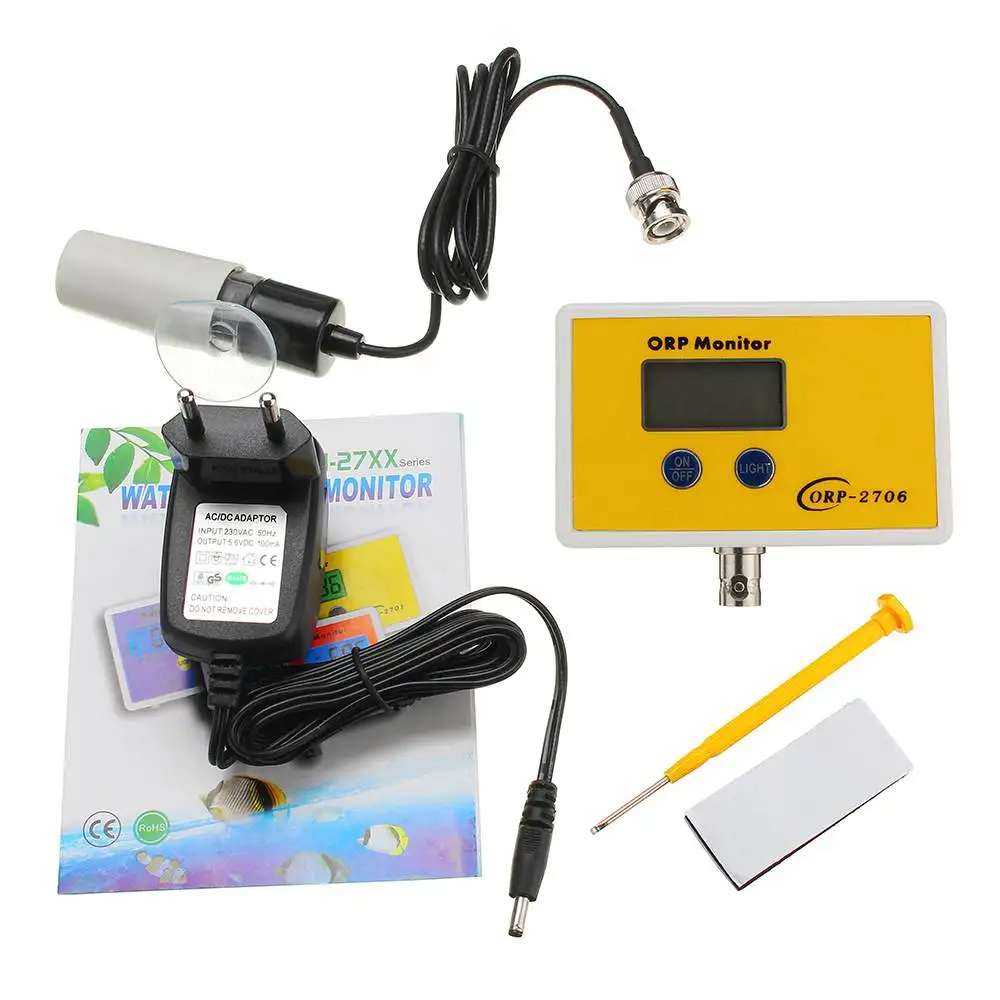 

Water Quality Online Analyzer Tester WS-ORP2706 1mV Resolution Online ORP Monitor Water Quality Online Analyzer Tester